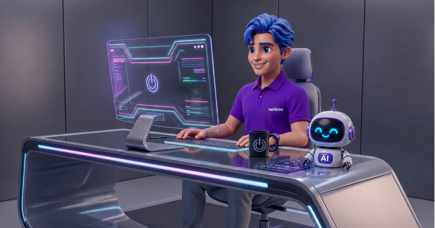 Ενσωμάτωση τεχνητής νοημοσύνης και AI Assistant στη διαχείριση eShop από τη netikon